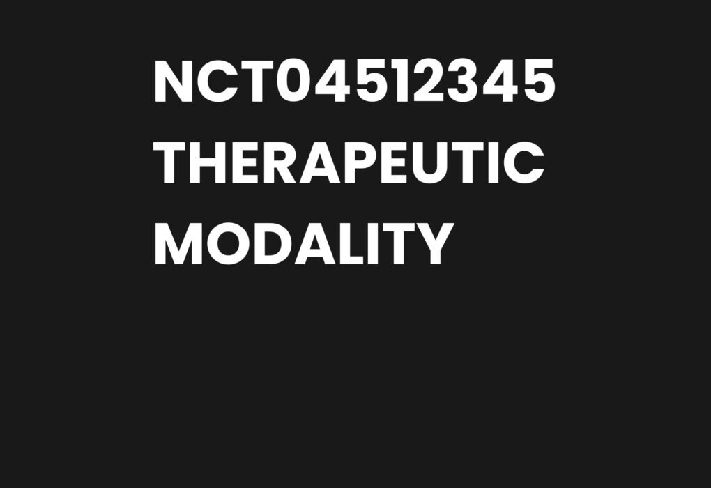 nct04512345 therapeutic modality