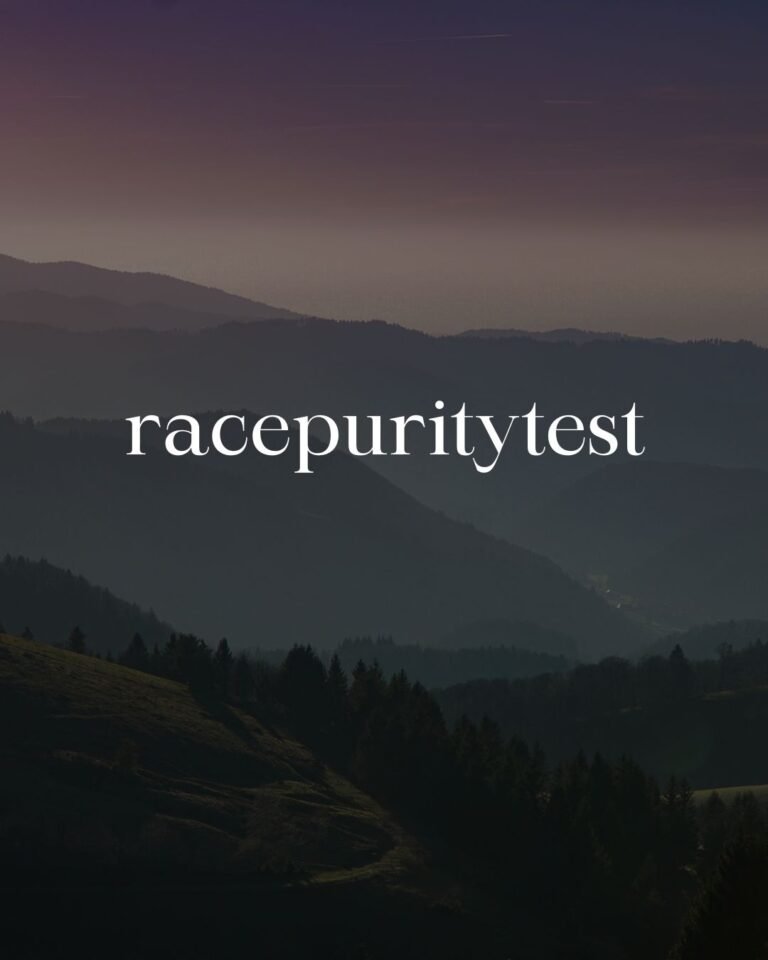 racepuritytest