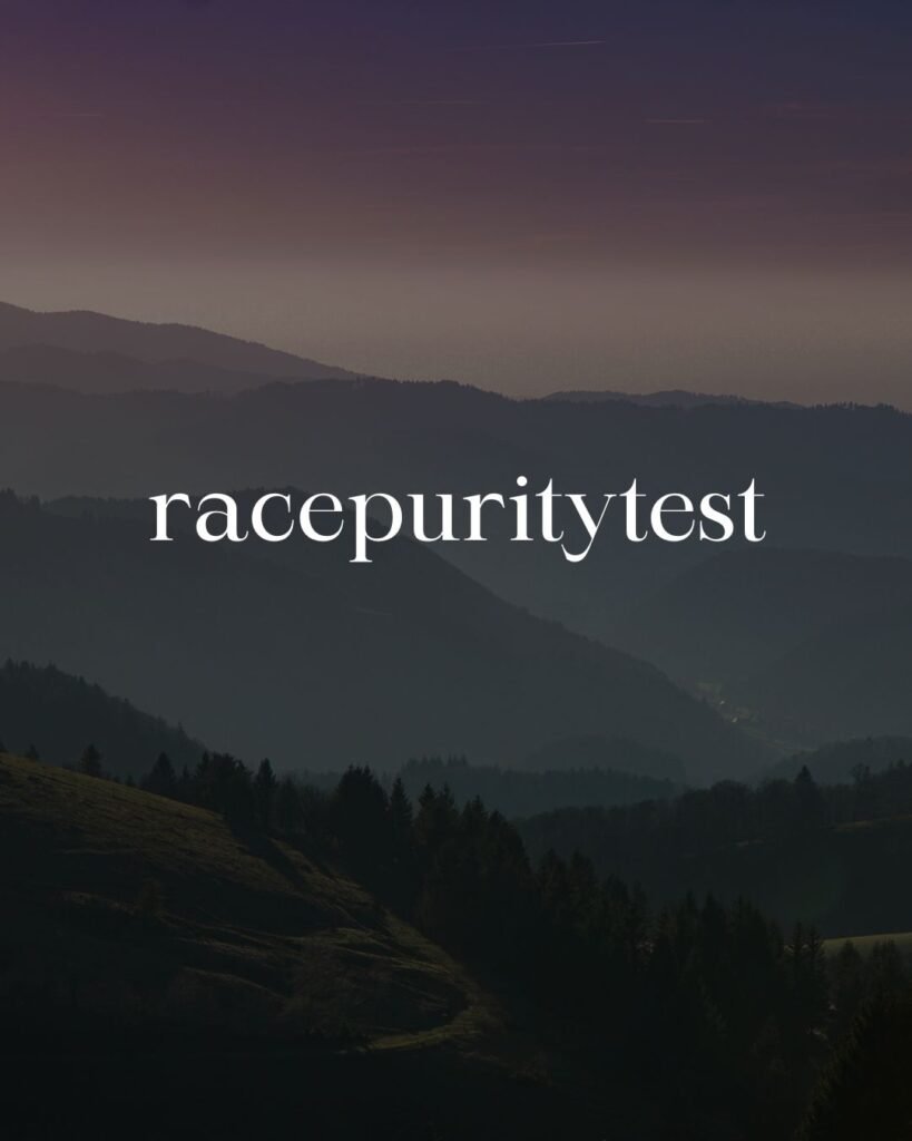 racepuritytest