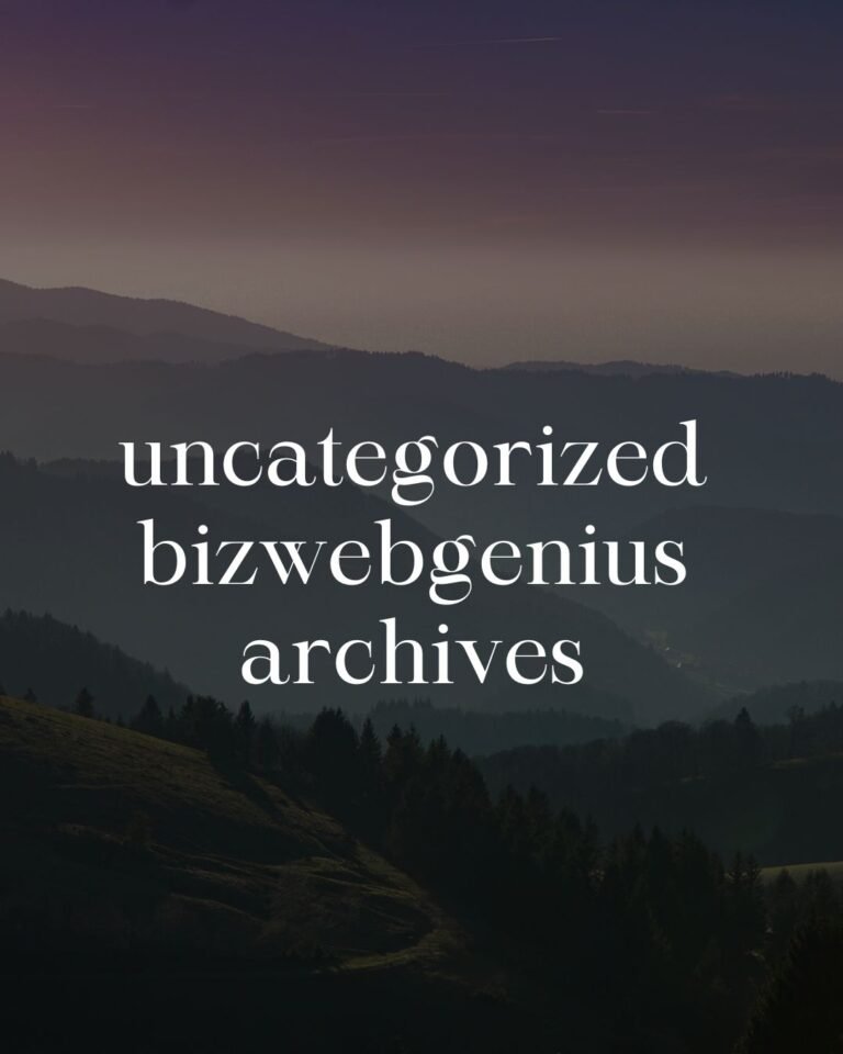 uncategorized bizwebgenius archives