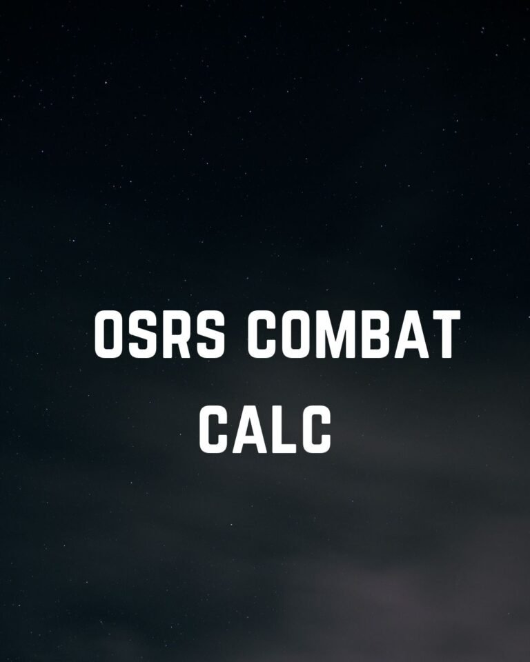 osrs combat calc