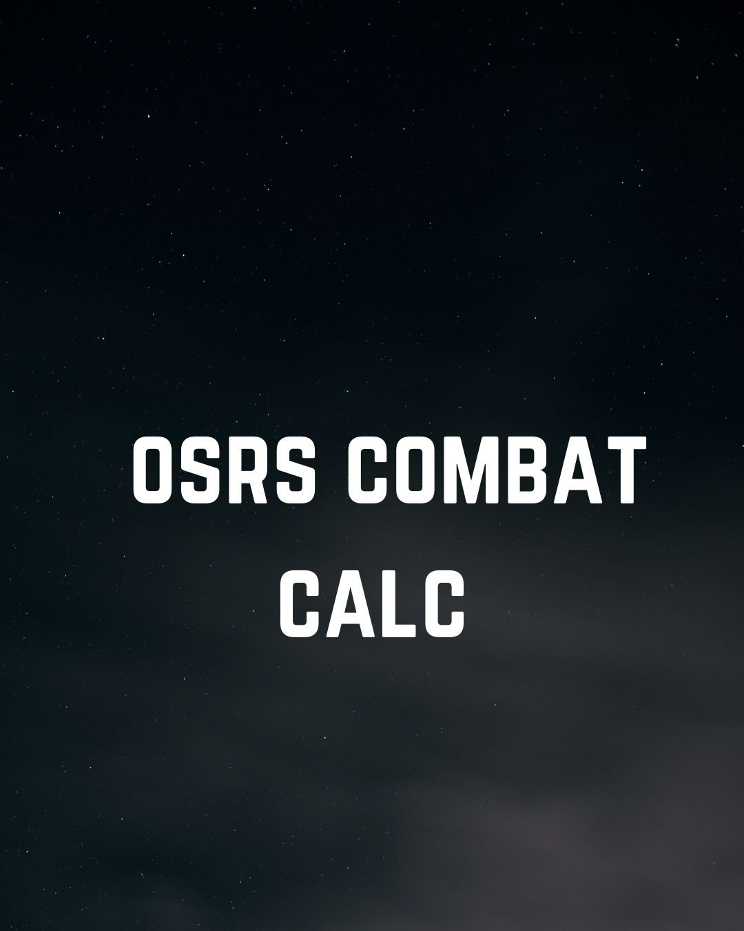 osrs combat calc