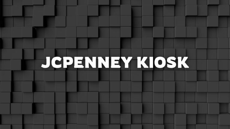 jcpenney kiosk