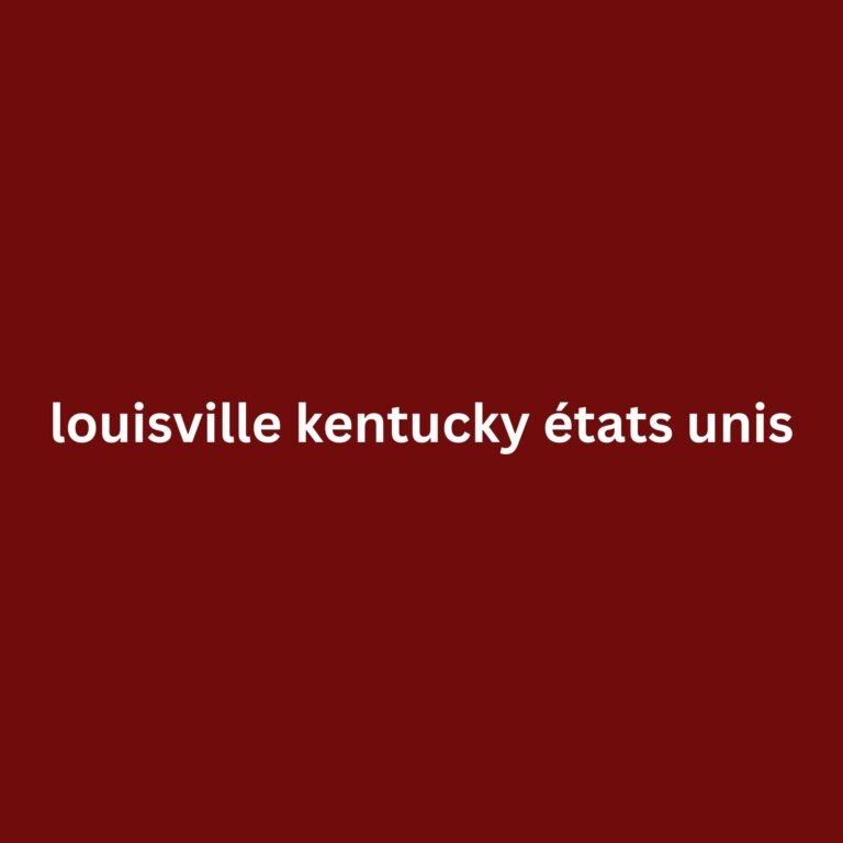louisville kentucky états unis